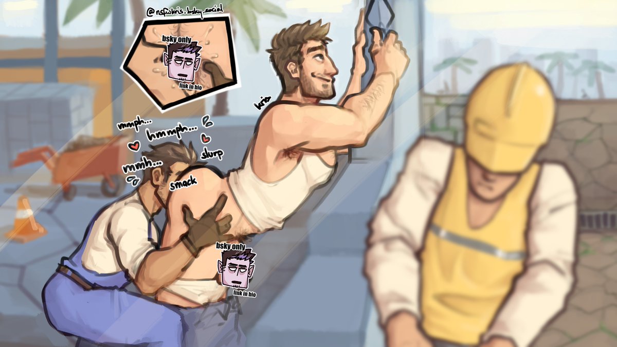 Everybody knows you need a good foundation if you want any construction work done... And the farmer is more than happy to hold Derek's base steady! 🤚🍑✋

Uncensored version you know where 🦋