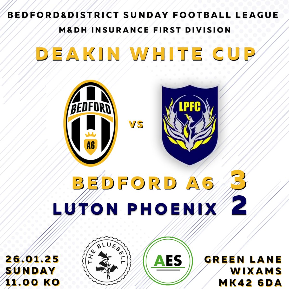 Bedford A6 FC tweet media