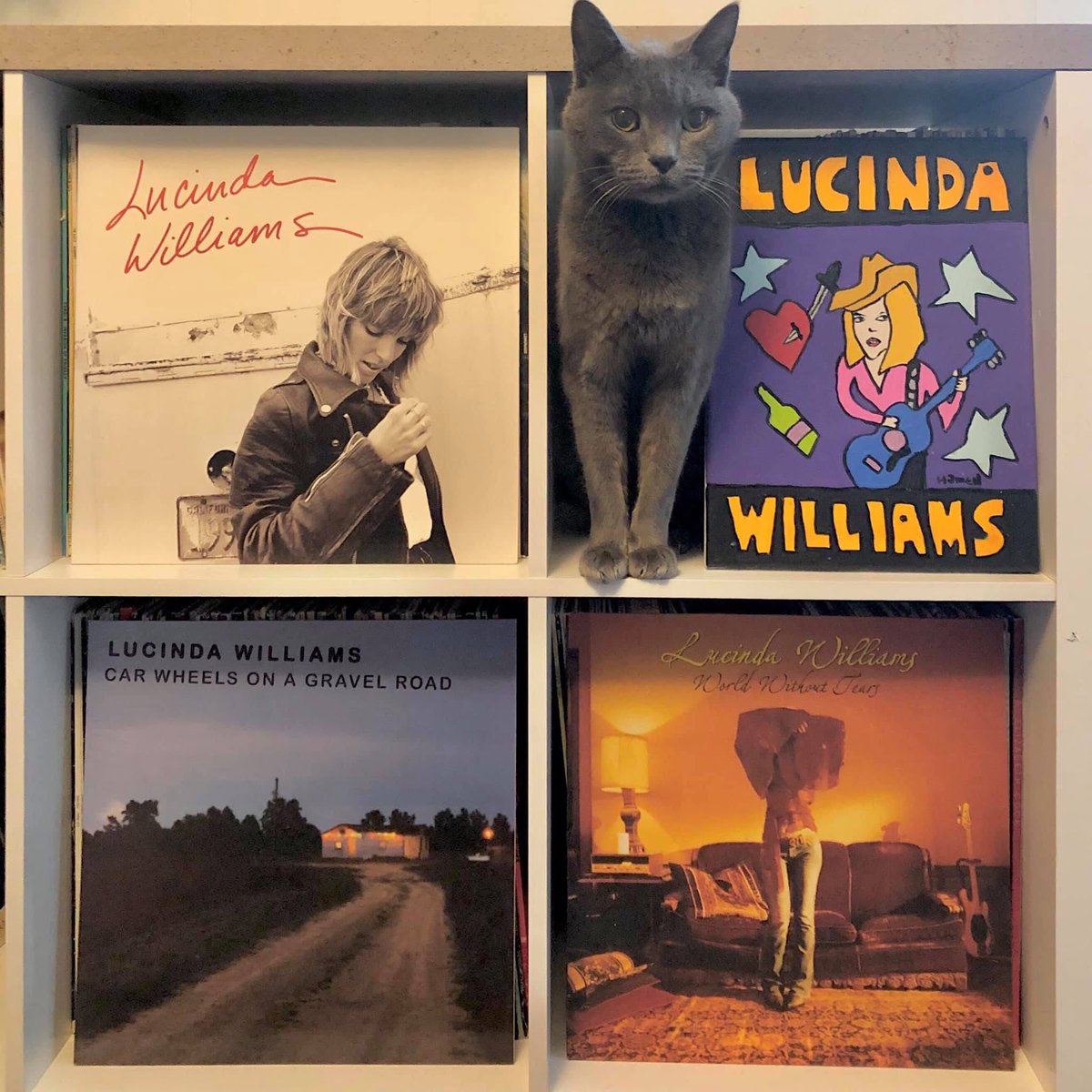 jsmallseattle's tweet image. SUNDAY SPINS
LUCINDA WILLIAMS (1988)
CAR WHEELS ON A GRAVEL ROAD (1998)
WORLD WITHOUT TEARS (2003)
Happy birthday to Lucinda Williams
Here was Sadie with a trio of her finest.
🖼: Edward Hamell
@HappyWoman9