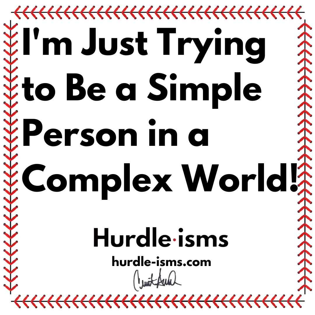 I was drowning in doctor appointments, baseball games, and family challenges. The ups and downs of life.

So I simplified everything to one daily prayer: 

"Lord, help me become a simple person in a complex world." 

Instead of getting crushed by my long to-do list, I focused on