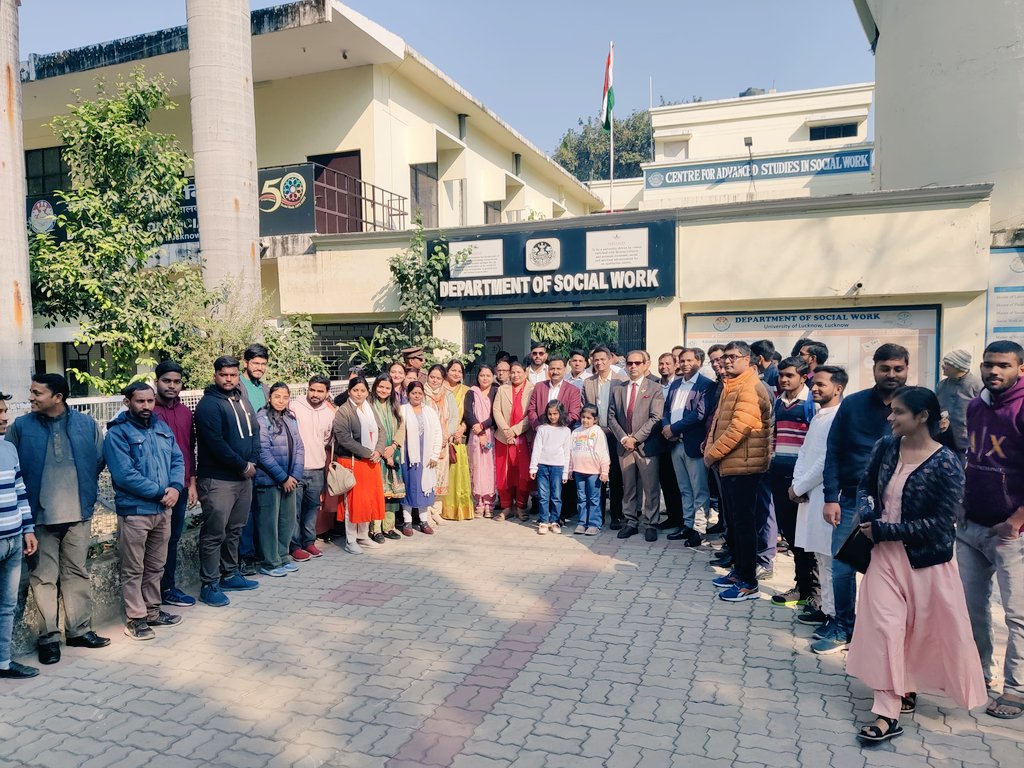 Department of Social Work, University of Lucknow tweet media