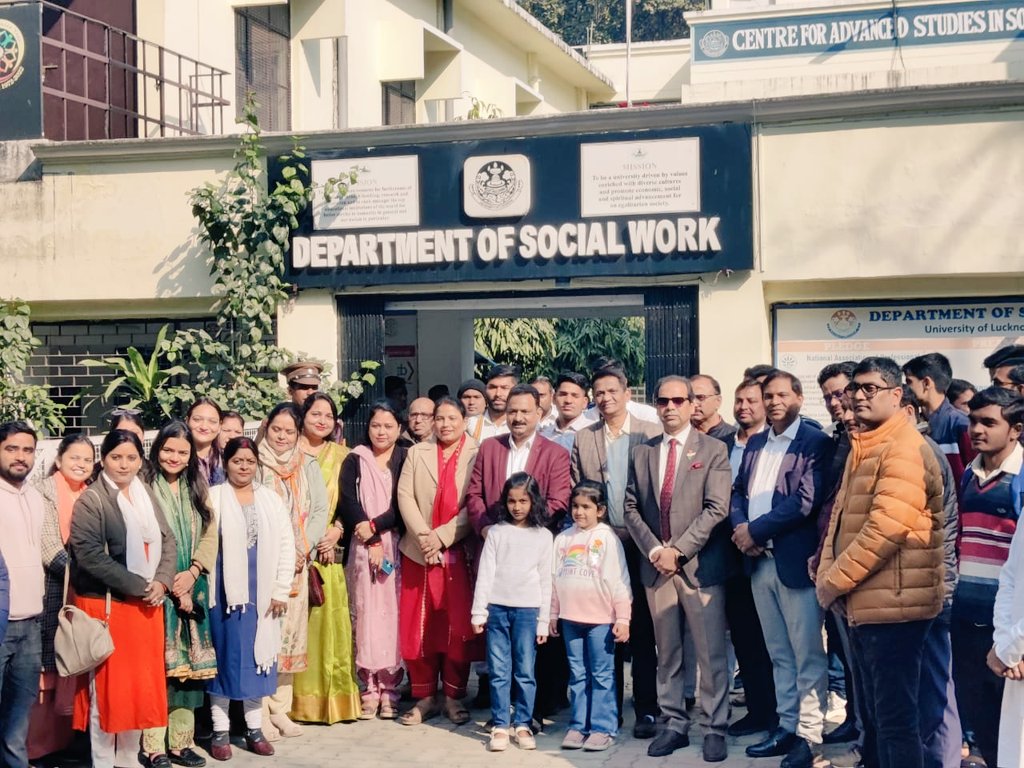 Department of Social Work, University of Lucknow tweet media