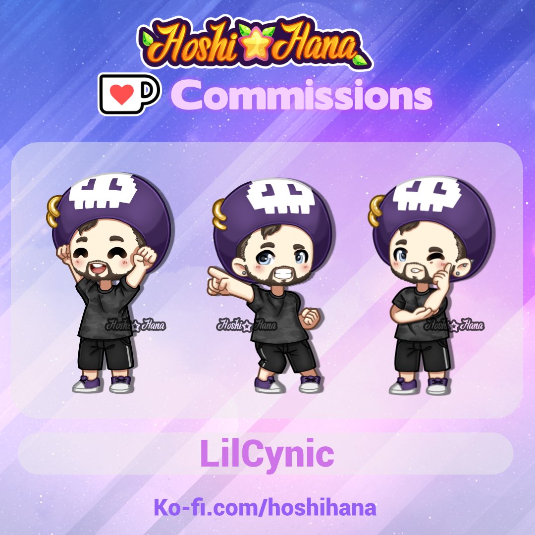 ✨pfp + chibi cms for LilCynic✨
twitch.tv/lilcynic

#art #twitch #twitchstreaming #commissionsopen