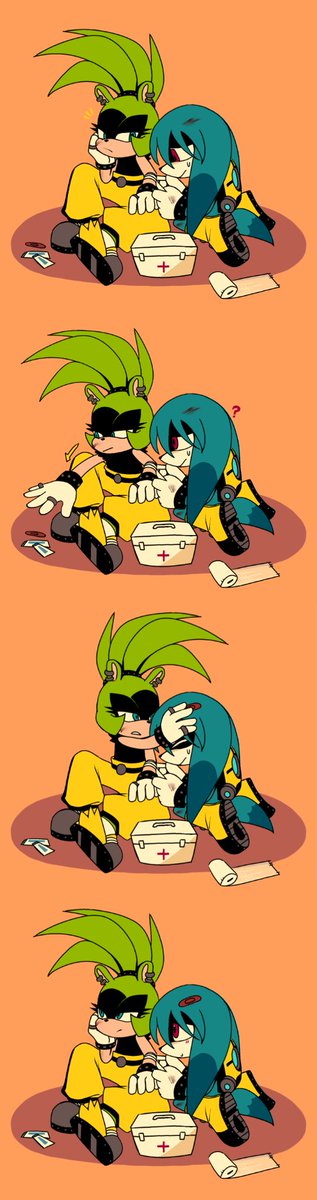 whyz3033's tweet photo. 为什么不可以发四张以上的图片😢
#SonicTheHedgehog #surgethetenrec 
#kitthefennec https://t.co/dQMLbIAAxR
