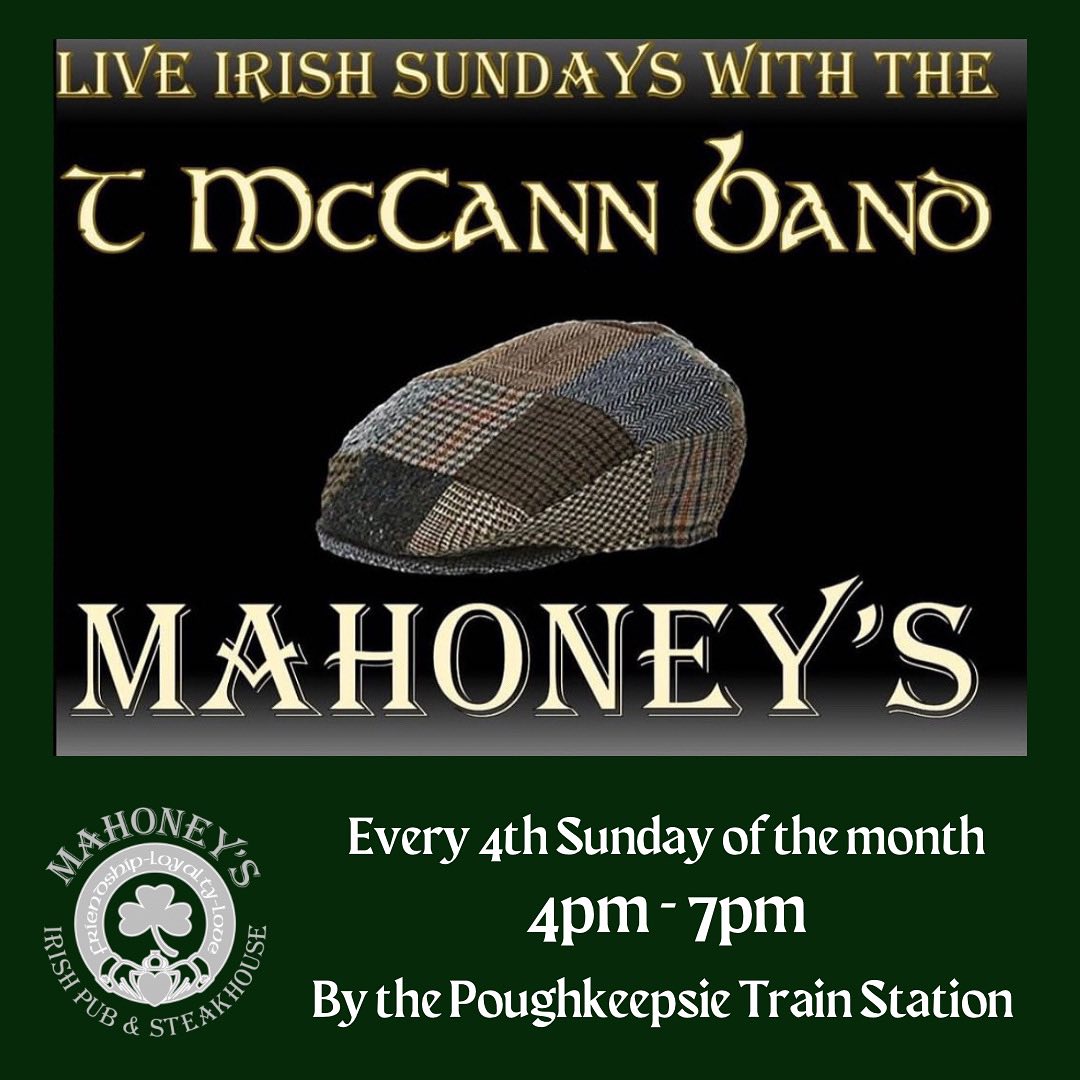 MahoneysPub04's tweet photo. Don’t miss out! T McCann Band live at Mahoney's Irish Pub &amp; Steakhouse today at 4:00 PM. Let’s make it an unforgettable night! 🎤✨🍻✨☘️ #TMcCannBand #MahoneysIrishPub #LiveMusic https://t.co/iFBnU3qJgw