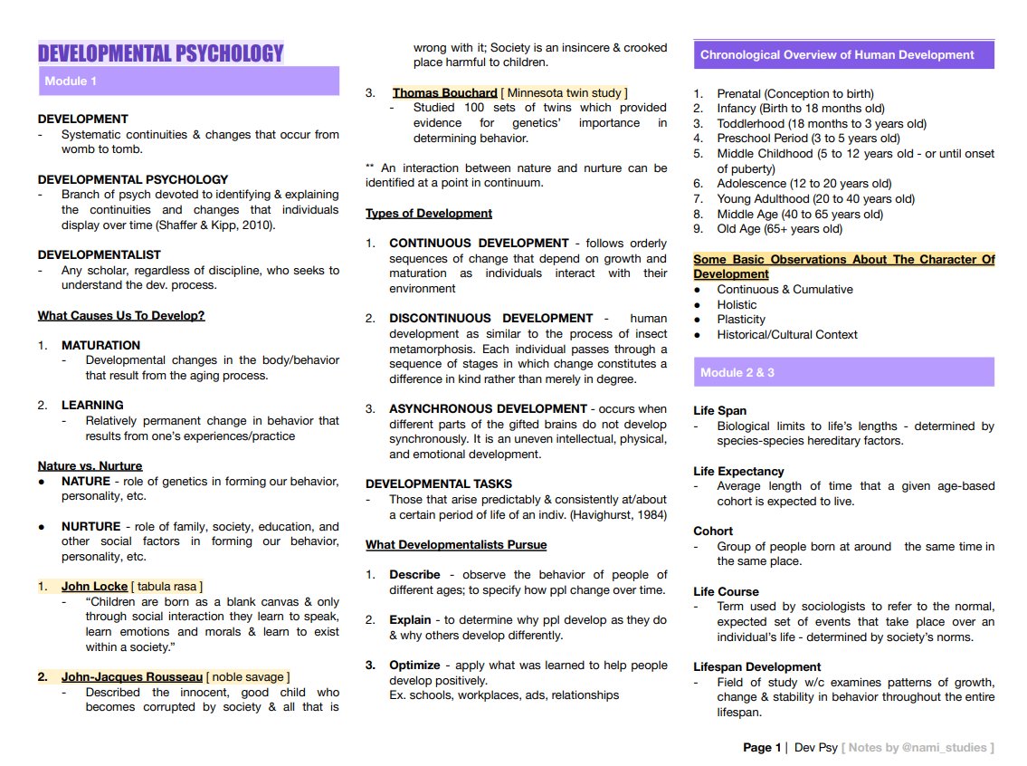 nami_studies's tweet photo. Dev Psych Notes

📖Module 1 - 3

#psychtwt #rpmtwt #studytwt https://t.co/tNKSQ3aku1