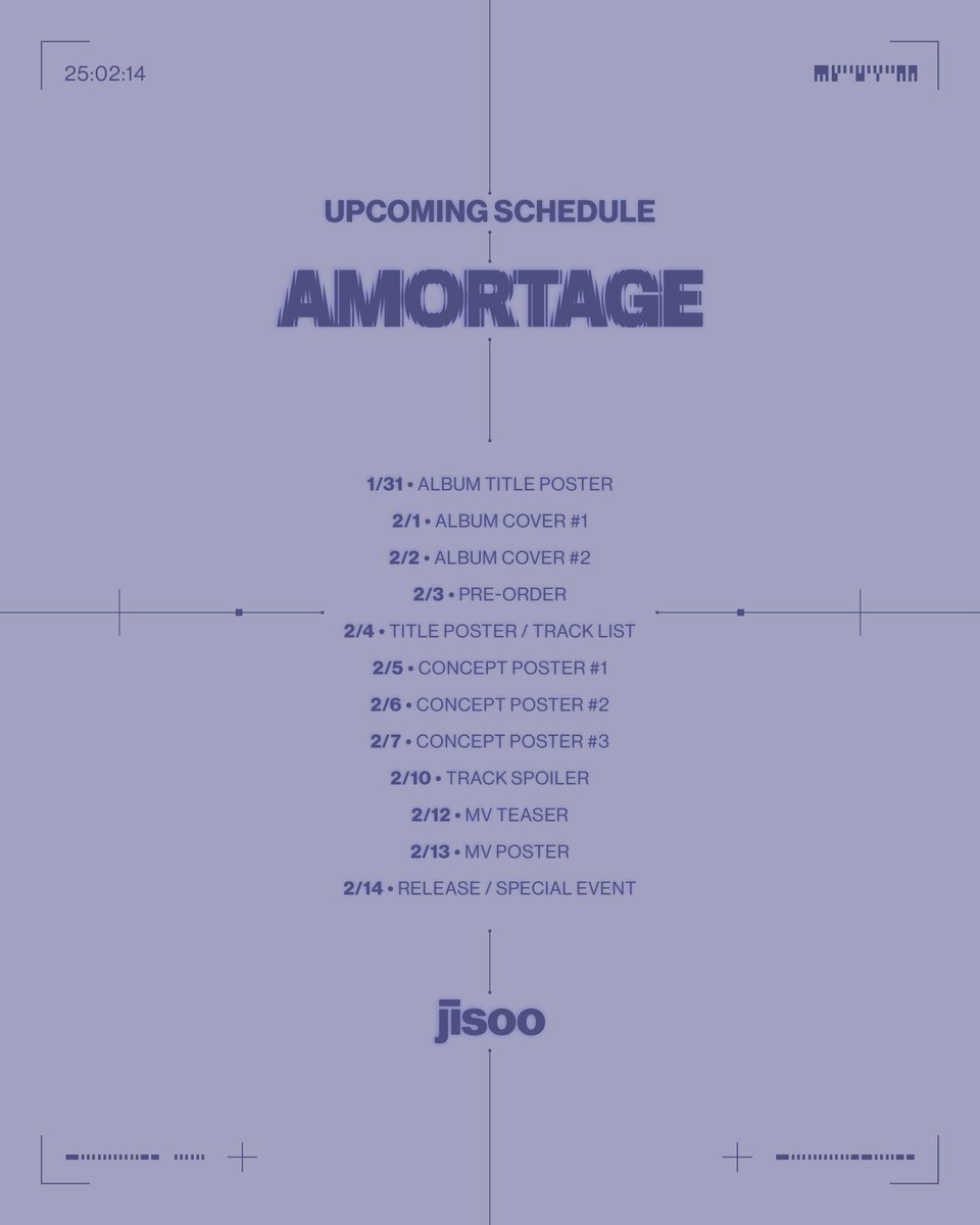 🚨 #JISOO irá lançar um MINI ÁLBUM com o título de "AMORTAGE".