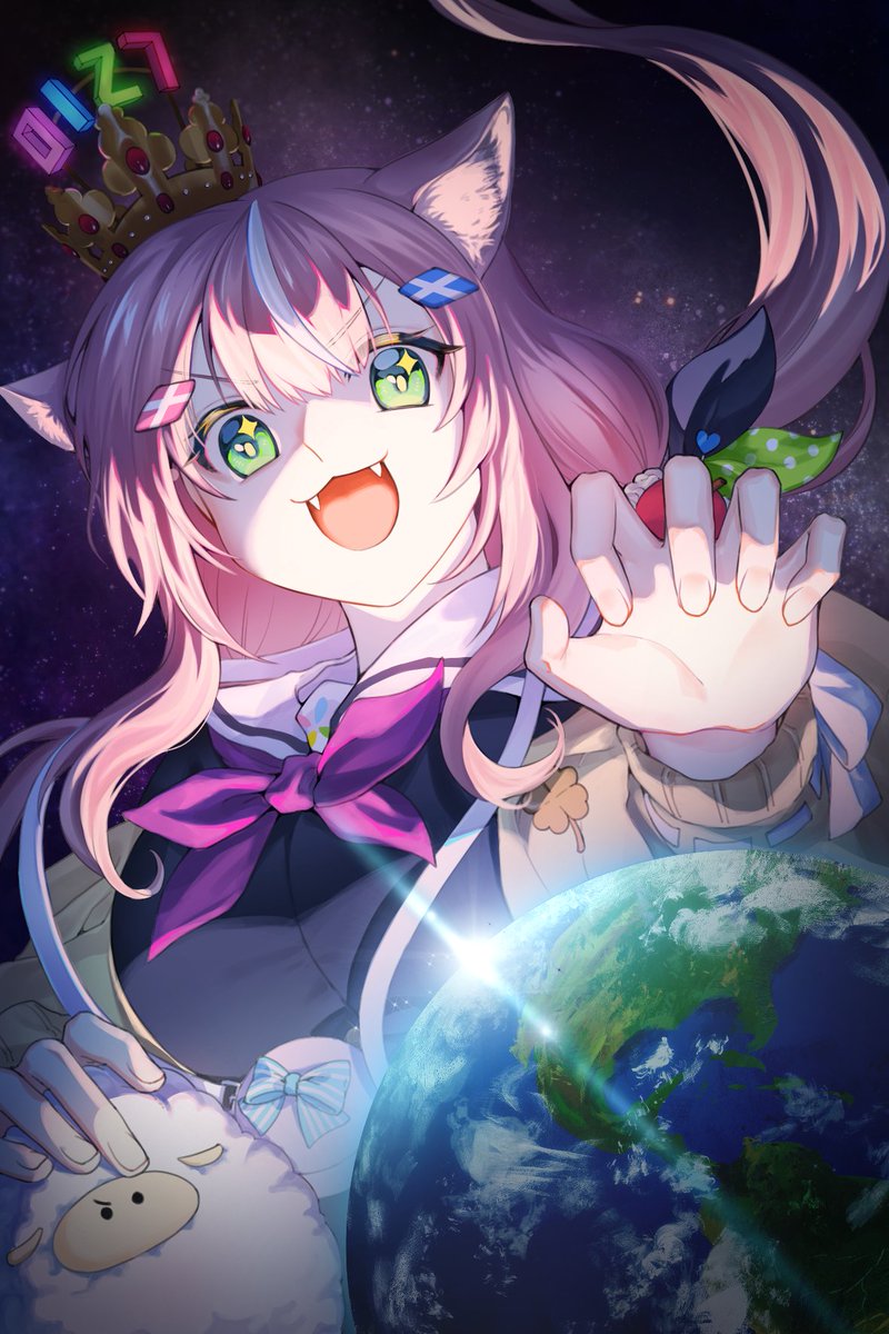♥Happy birthday Nari♥

#Nari_Art 
#でかい魔王様の誕生日なのだ 
#でかい魔王様と小さいオトナリの誕生日征服
