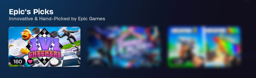 My Checkers map is currently in Epic Picks. If you want you can check it out 🙌