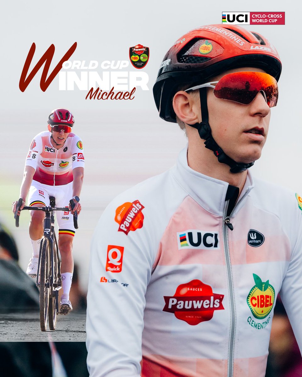 𝐘𝐨𝐮𝐫 𝟐𝟎𝟐𝟓 <a href="/UCIcyclocrossWC/">UCI Cyclo-cross World Cup</a> 𝐰𝐢𝐧𝐧𝐞𝐫 🏆🤩🥇<a href="/vth_michael/">Michael</a> 

#PauwelsSauzenCibelClementines