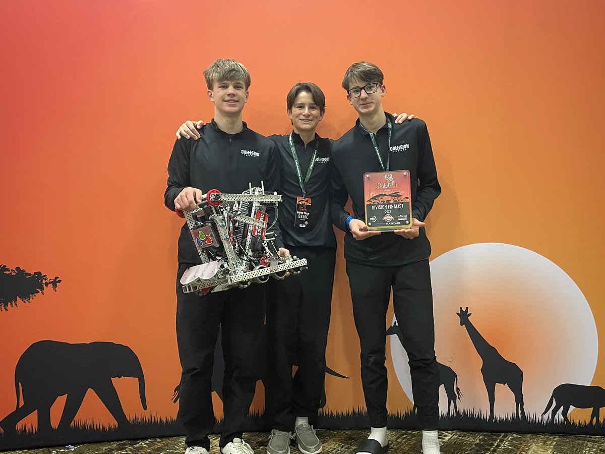karen norris (@kareneducator) on Twitter photo Congratulations Collision, <a href="/SilverCreek_HS/">Silver Creek High School</a>!! On Saturday, they took Division Finalist & ranked 2nd for skills at the Kalahari Classic!! Super proud of these amazing students!! <a href="/SVVSDsupt/">Don Haddad</a> <a href="/ICSVVSD/">Innovation Center</a> <a href="/BuchlerStVrain/">Matt Buchler</a> <a href="/RobertN20094798/">Robert Nixon</a> #Robotics <a href="/YagaRichter/">Yaga Richter</a> <a href="/SCEdFoundation/">Silver Creek Education Foundation</a> <a href="/laserjocky/">Dirk Richter 🇺🇸🇩🇪🇺🇦</a> Congratulations Collision, <a href="/SilverCreek_HS/">Silver Creek High School</a>!! On Saturday, they took Division Finalist & ranked 2nd for skills at the Kalahari Classic!! Super proud of these amazing students!! <a href="/SVVSDsupt/">Don Haddad</a> <a href="/ICSVVSD/">Innovation Center</a> <a href="/BuchlerStVrain/">Matt Buchler</a> <a href="/RobertN20094798/">Robert Nixon</a> #Robotics <a href="/YagaRichter/">Yaga Richter</a> <a href="/SCEdFoundation/">Silver Creek Education Foundation</a> <a href="/laserjocky/">Dirk Richter 🇺🇸🇩🇪🇺🇦</a>
