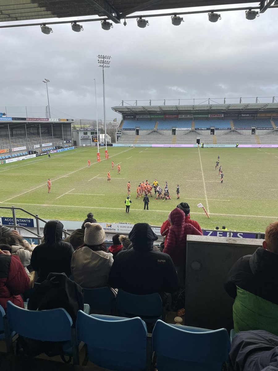 KS2 girls had a great match day experience despite the awful weather! Thanks <a href="/CommunityChiefs/">Community Chiefs</a> <a href="/maddysmark/">Maddy’s Mark</a> #pwr #exeterchiefs