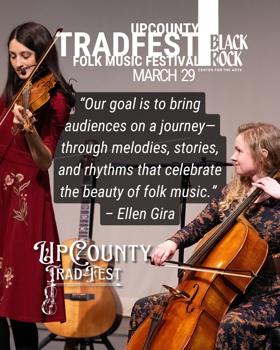 Be part of the magic as Ellen Gira &amp; Jocelyn Pettit take the stage at #TradFest2025, a folk music festival in Montgomery County at BlackRock Center, with Charm City Junction!

📅 MARCH 29, 2025
📍 BlackRock Center for the Arts
🎟️ Grab your tickets: bit.ly/Tradfest2025