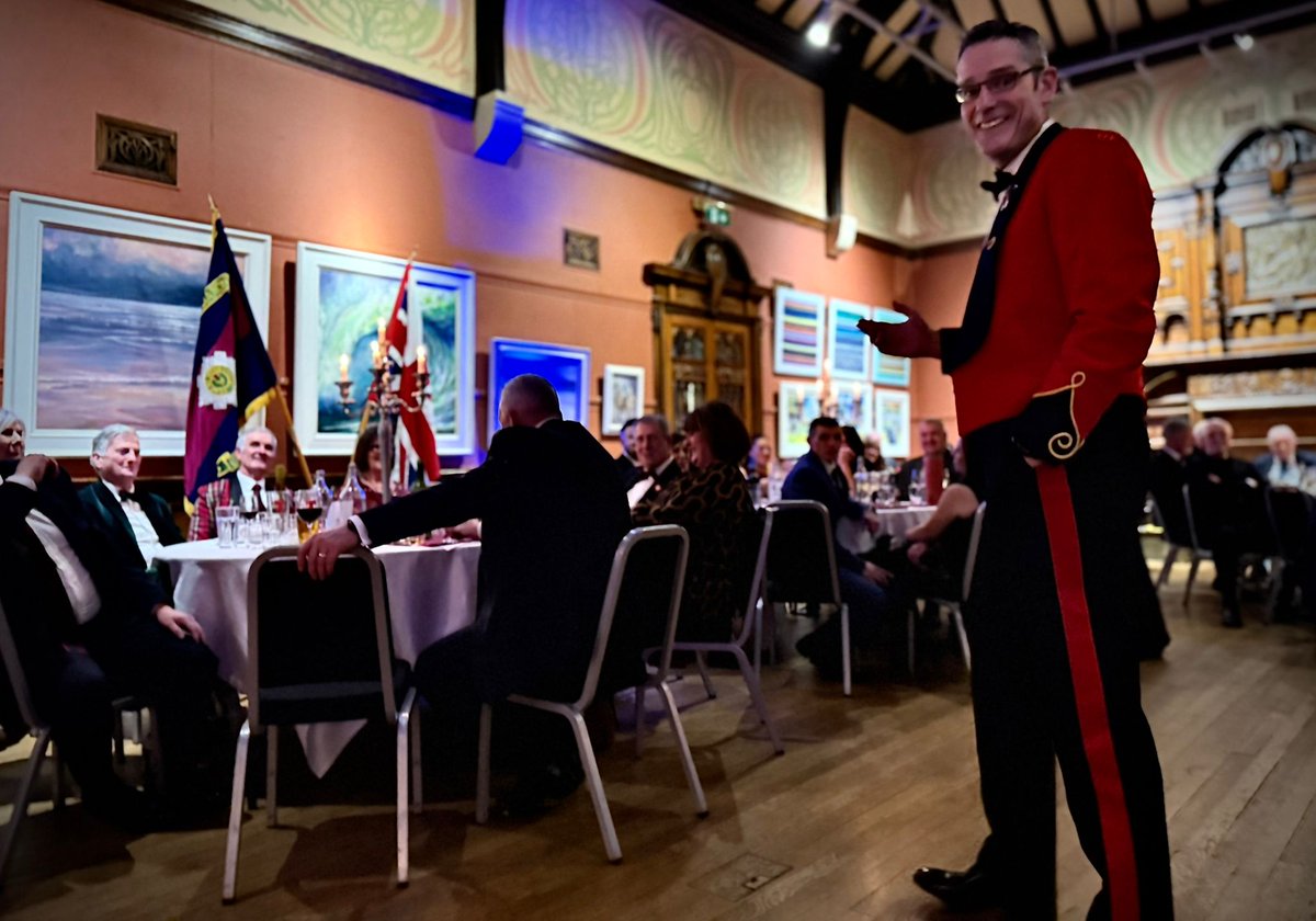 bluesdevil1's tweet image. A fantastic night at the Scots Guards Association Glasgow Branch. Honoured to be asked to deliver the toast to the lassies