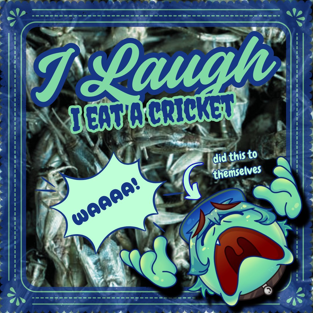 I have decided today will be my FINAL STREAM ON ANILIVE at 5pm EST. And we're going out with a banger!

If I laugh, I eat a cricket!

If you'd like to submit (13+ friendly) content for me to react to, please join my Discord: discord.gg/MbQSQduH