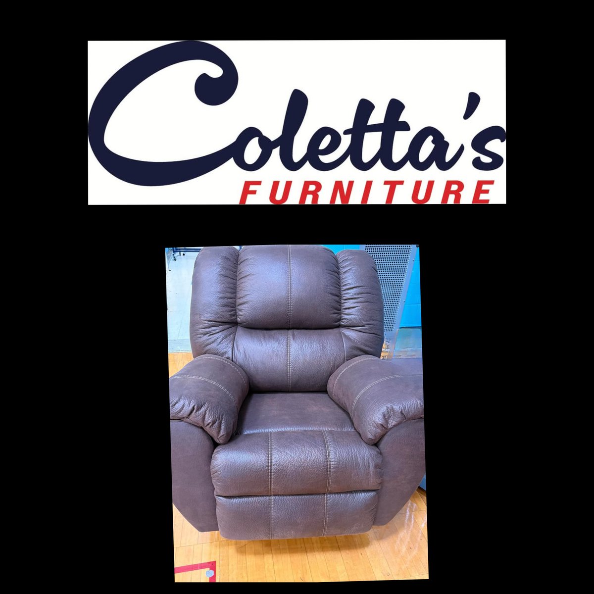 🗣A special THANK YOU to Brad Coletta and Ryan Coletta &amp; Coletta's Furniture for donating a recliner to make Johnston Senior High School's 🏀basketball games a little more 🎉special!