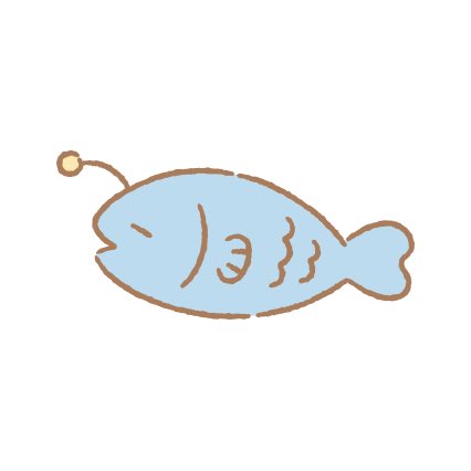 chuutaba's tweet photo. jinsoul as gyoniku 
gyoniku is a laid-back blue fish with a mysterious antenna. he is a plush friend of moppu and debuted in 2017 (like jinsoul!) https://t.co/Ev09FDmPYg