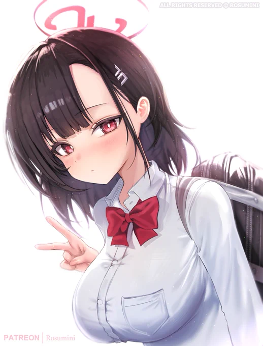 Rio student uniform #ブルアカ #BlueArchive 