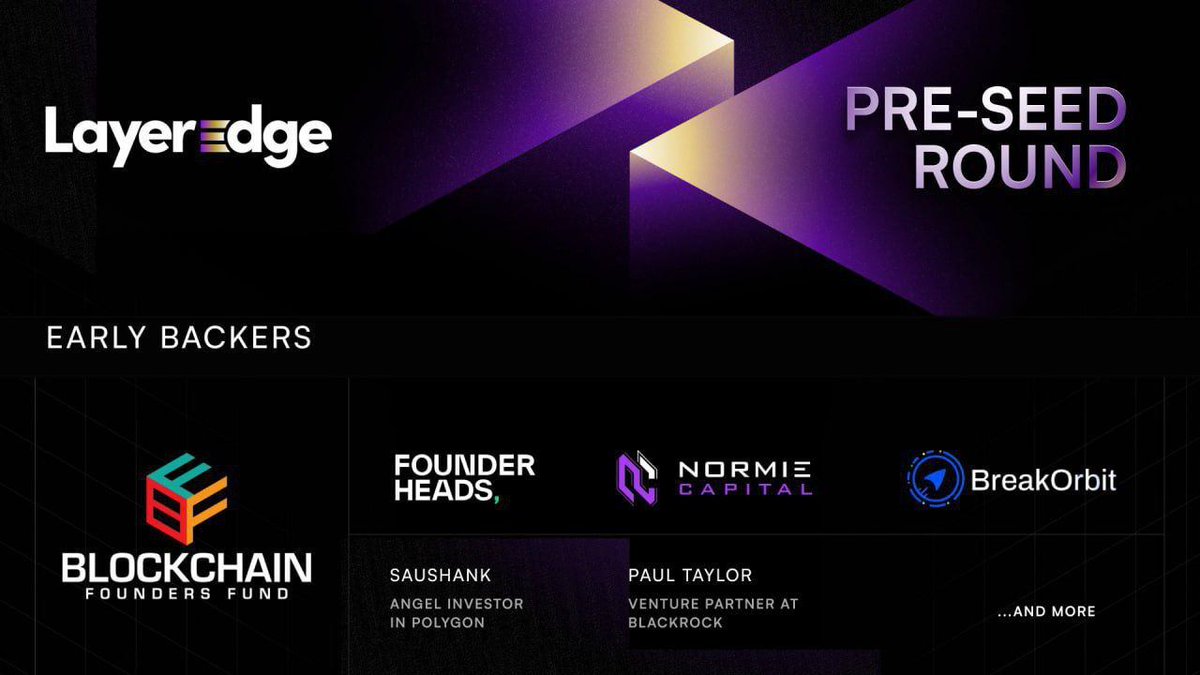 Early Access to LayerEdge! 🚨
LayerEdge is building a Bitcoin-backed internet. 🌐 
✅ How to Join:
 * Go to: dashboard.layeredge.io
 * Connect your wallet.
 * Use referral code: LO0JmzxU
 * Start your node.
Follow for more info....
#Airdrop #Openledger #RWA