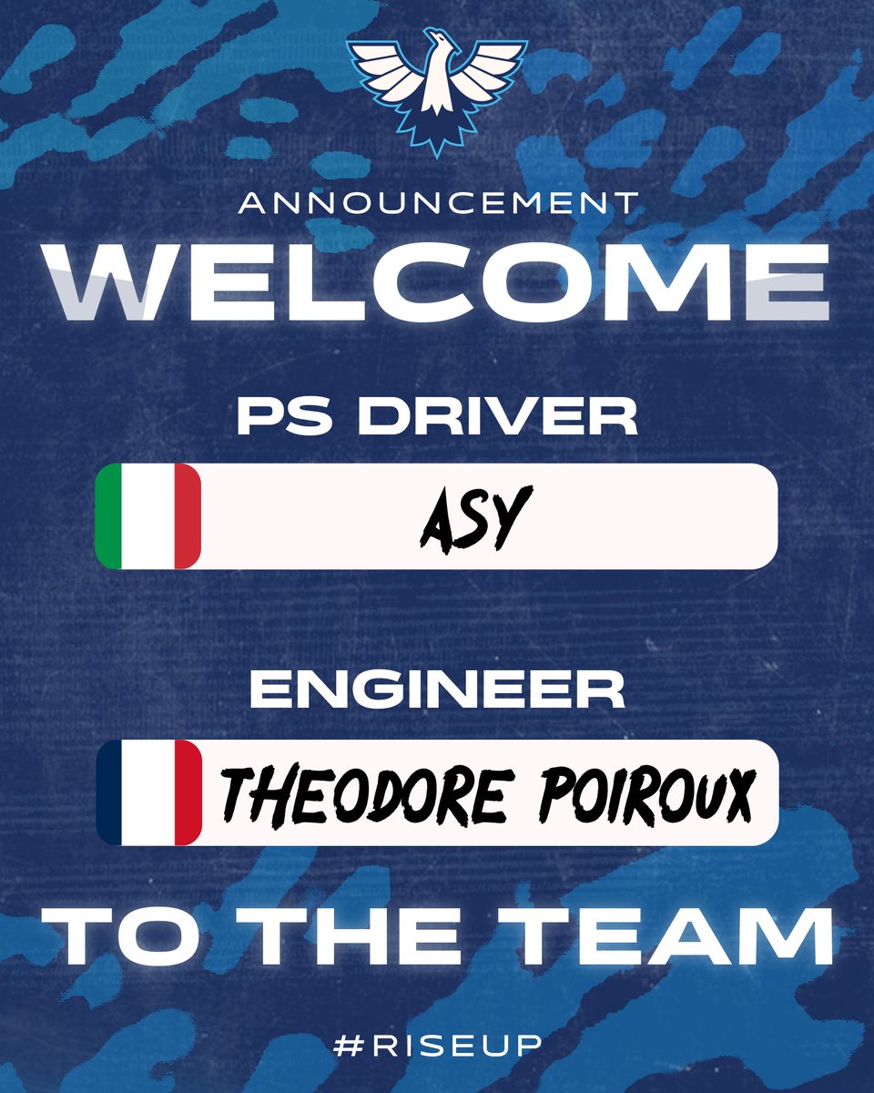 Team_IRT's tweet photo. Driver Signings📝| @Asy_696 @Theodore_prx 

🔹A new driver who looks to regain his previous best, Asy joins the team🙌

🔹Théodore joins our engineering team, bringing experience and knowledge with him⚡️

Welcome to the team, Asy and Théodore💙 https://t.co/CVdDSiebA3