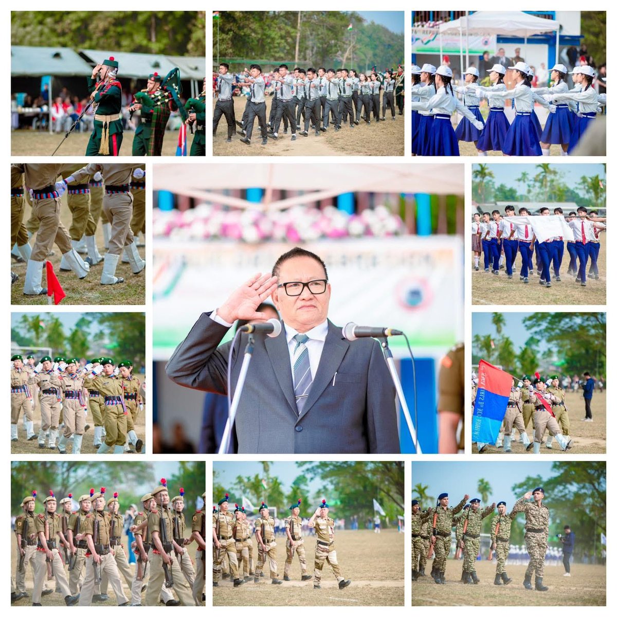 TRZeliang's tweet photo. Glimpses of 76th Republic Day celebration at Nuiland. 
Jai Hind! https://t.co/h0XQiDmkrn
