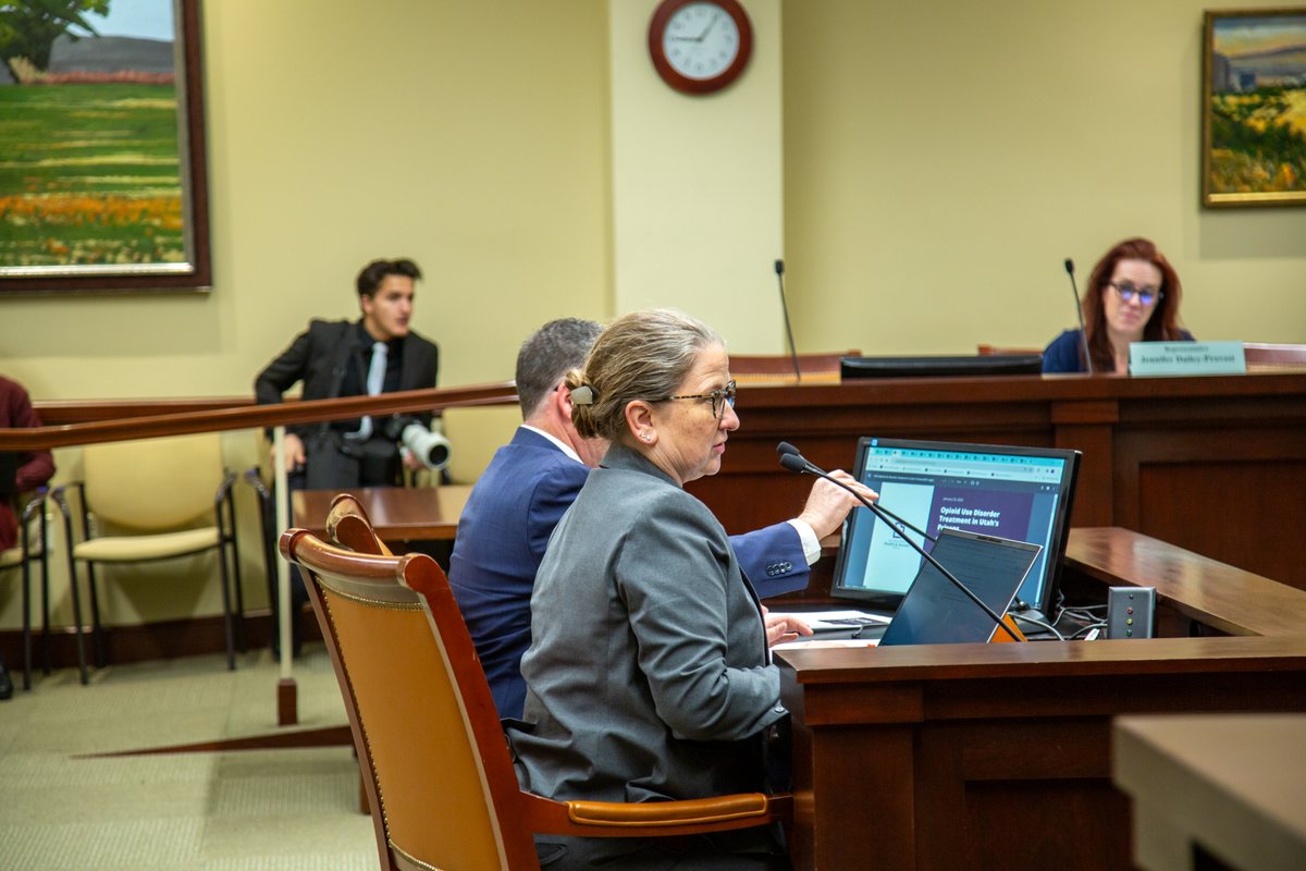 UtahDHHS's tweet photo. This week, we kicked off the Legislative Session with reports to the Social Services Appropriations Subcommittee.

This committee reviews our base budget and considers @govCox’s recommended budget for our programs.

This is our opportunity to be accountable to your elected representatives in the Legislature.

Executive Director Tracy Gruber presented a department overview for the committee, which you can see here: https://t.co/bFPy6fbxuW

This week, the committee also heard requests for funding for:
• Treatment for substance use disorder and hepatitis C in Utah’s prisons.
• Robust, timely overdose fatality data collection by the Office of the Medical Examiner
• Support for thriving and healthy communities through Get Healthy Utah and more

Also, check out the Symposium on Aging we participated in just before session and how we want to help seniors enjoy as much independence as possible.

It’s an honor to serve you.

This coming week, legislators will review various sections of our department, starting with Operations on Monday.
#utleg