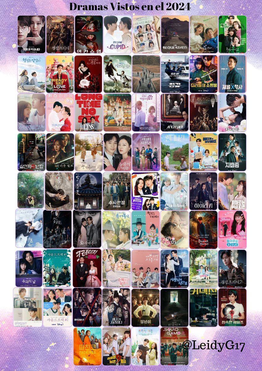 LeidyG17's tweet image. Estos fueron los dramas que buen el 2024, en total fueron 68.
Mi top 5.
#MarryMyHudband
#ChicagoTypewriter 
#QueenofTears #TheMidnightStudio
#FamilyByChoice