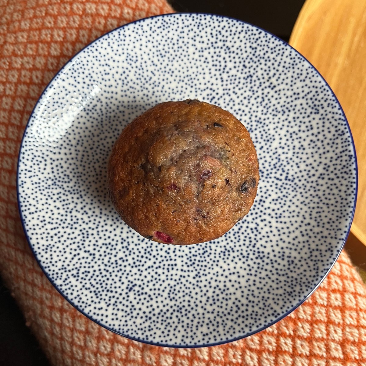 the yummiest blueberry muffin