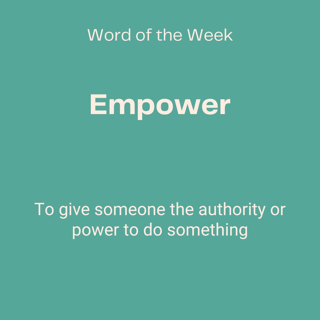 WarderMice's tweet photo. 📚 Empower (verb): to give someone the authority or power to do something.

"Our tutors empower adults to achieve their reading goals." https://t.co/JcC6fOKVXO