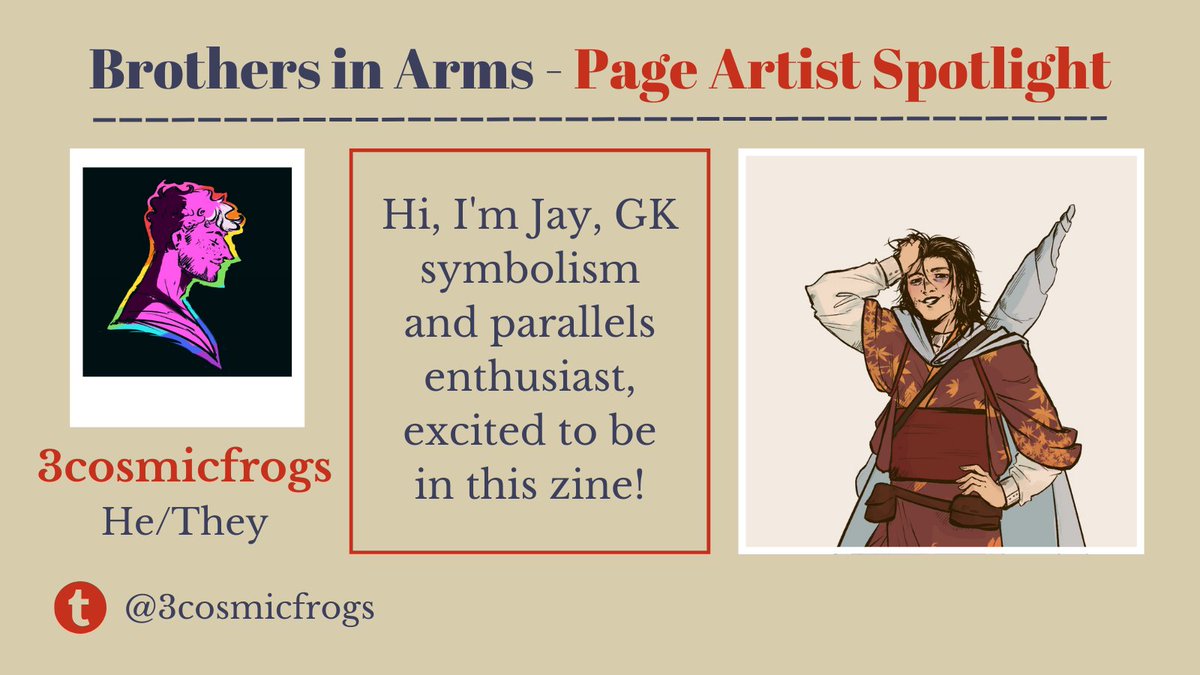 [ #goldenkamuy #zine ]

Coming up next we have 3cosmicfrogs, another amazing artist who will be drawing for this zine