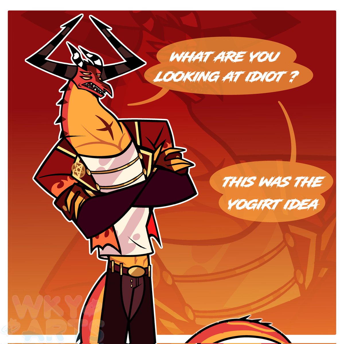 Satan's new wardrobe

 the satan cannon with my fan satan's clothes, suggestion from @/skrillking (deviantart )

🙏I hope you enjoy the art, please share 🙏

#hazbinhotel #helluvaboss #helluvabossfanart #helluvabossart  #vivziepop  #helluvabosssatan