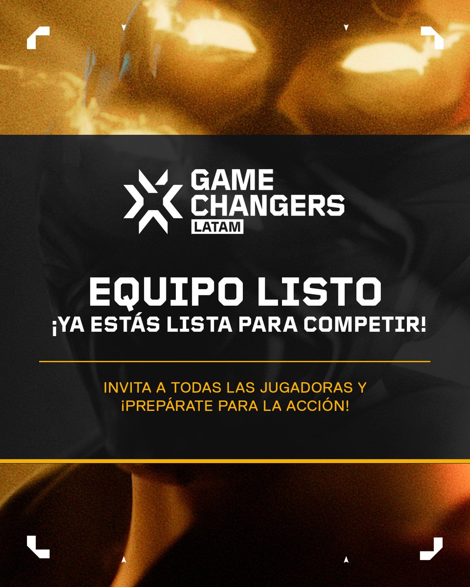 💥 ¿Lista para registrarte en el Open Series Qualifier 1? 💥
Sigue estos sencillos pasos y prepárate para pelear por uno de los 4 cupos disponibles en cada región para el Stage 1 del Circuito #VCTGameChangers 2025! 🔥

📝 Inscríbete aquí: opengc.arenagg.com/es