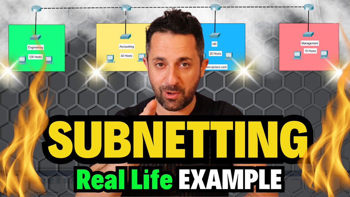ip_cisco's tweet image. BEcome SUB-NETTING PRO!!
.
Lesson: youtu.be/ZcTM9exA9M8?si…
.
Please Retweet..:)
.
#ccna #ipaddress #subnetting