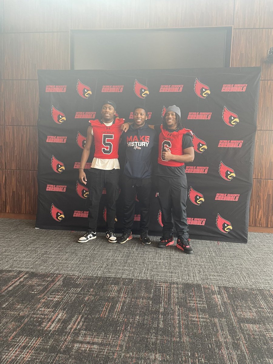 Javen Travis (@j_travis7) on Twitter photo Had a great official visit yesterday at catholic university of America it was a great campus and environment thank you for <a href="/CoachMattyVogel/">Matt Vogel</a> having me.
<a href="/TeamSwann5/">Coach Swann</a> <a href="/tj_football/">Governor Thomas Johnson Football</a> <a href="/CatholicU_FB/">𝘾𝘼𝙏𝙃𝙊𝙇𝙄𝘾 𝙐 𝙁𝙊𝙊𝙏𝘽𝘼𝙇𝙇</a> Had a great official visit yesterday at catholic university of America it was a great campus and environment thank you for <a href="/CoachMattyVogel/">Matt Vogel</a> having me.
<a href="/TeamSwann5/">Coach Swann</a> <a href="/tj_football/">Governor Thomas Johnson Football</a> <a href="/CatholicU_FB/">𝘾𝘼𝙏𝙃𝙊𝙇𝙄𝘾 𝙐 𝙁𝙊𝙊𝙏𝘽𝘼𝙇𝙇</a>