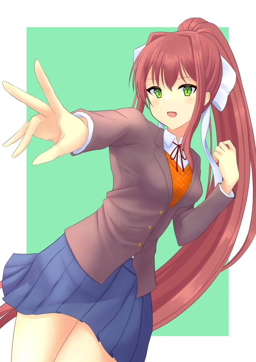 モニカさん      

 #DokiDokiLiteratureClub #DDLC #Monika