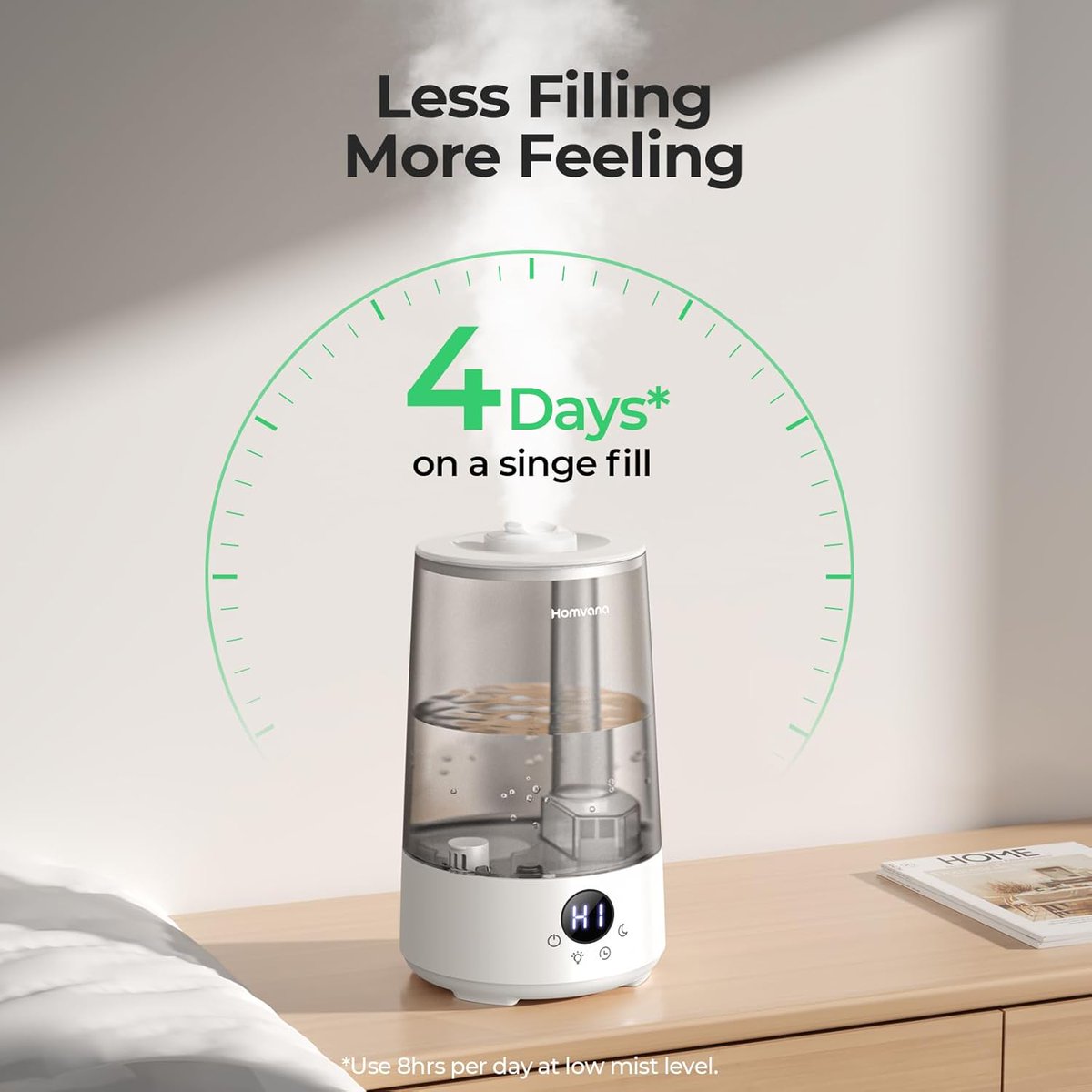 LabibTech2790's tweet image. Homvana Humidifiers for Bedroom Home
Regular Price :49.99
Discount : 40% OFF
Selling Price : 29.98
Ratings : 4.4 out of 5Average rating: 4.4 out of 5 stars
9,490 global ratings
Visit On Amazon = amzn.to/4jwlly0
Color : Grey,Black,White
#Humidifiers #HomeComfort #Bedroom