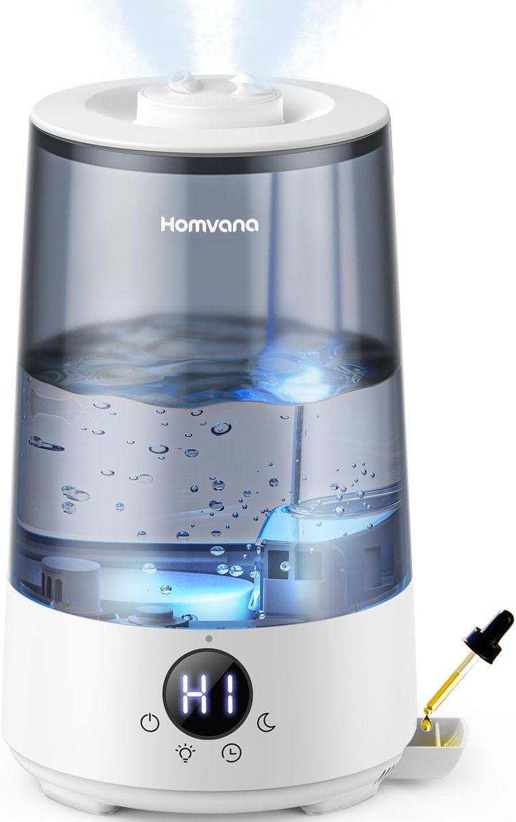 LabibTech2790's tweet image. Homvana Humidifiers for Bedroom Home
Regular Price :49.99
Discount : 40% OFF
Selling Price : 29.98
Ratings : 4.4 out of 5Average rating: 4.4 out of 5 stars
9,490 global ratings
Visit On Amazon = amzn.to/4jwlly0
Color : Grey,Black,White
#Humidifiers #HomeComfort #Bedroom