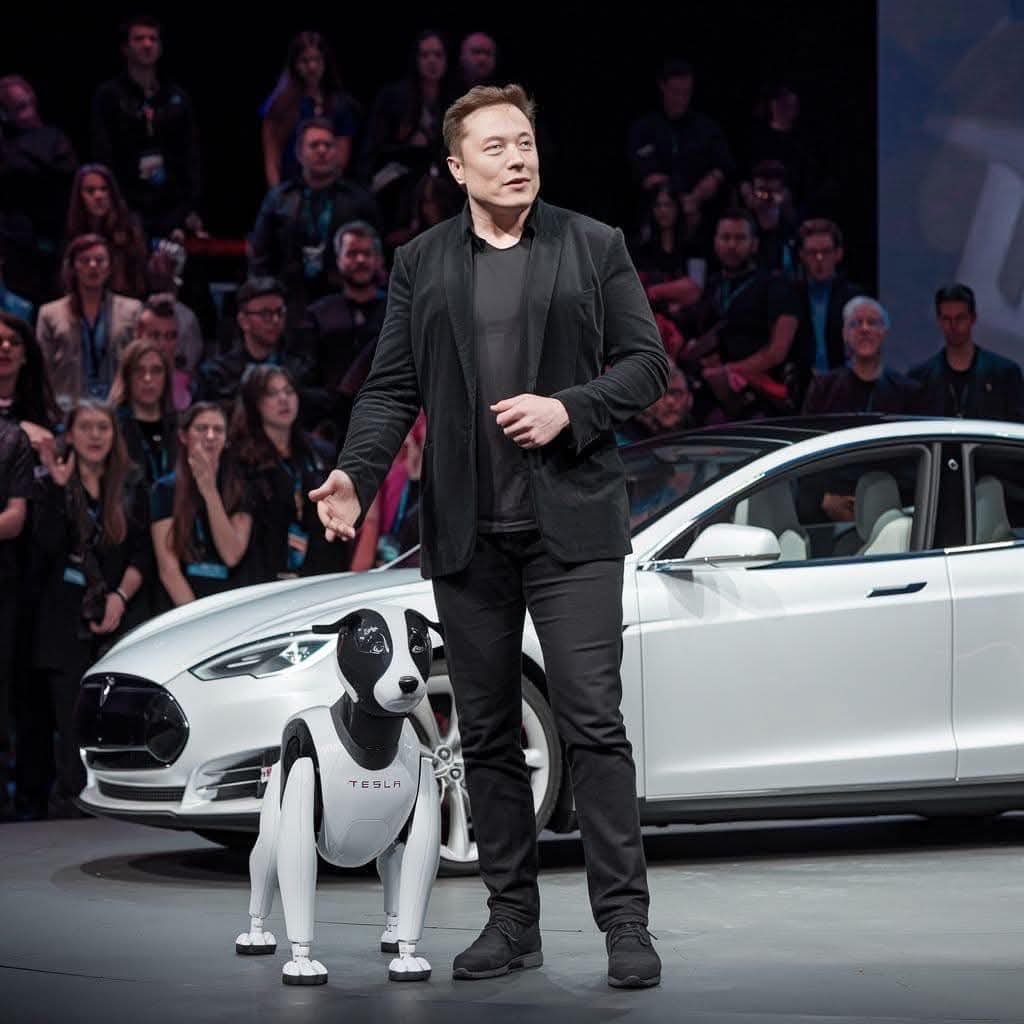 Tesla Dog
#ElonMusk