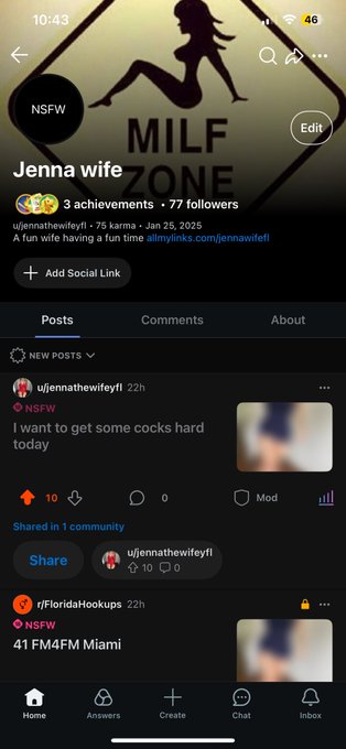 Watch Thesexywifefl's leaked NSFW photo on TwXstars