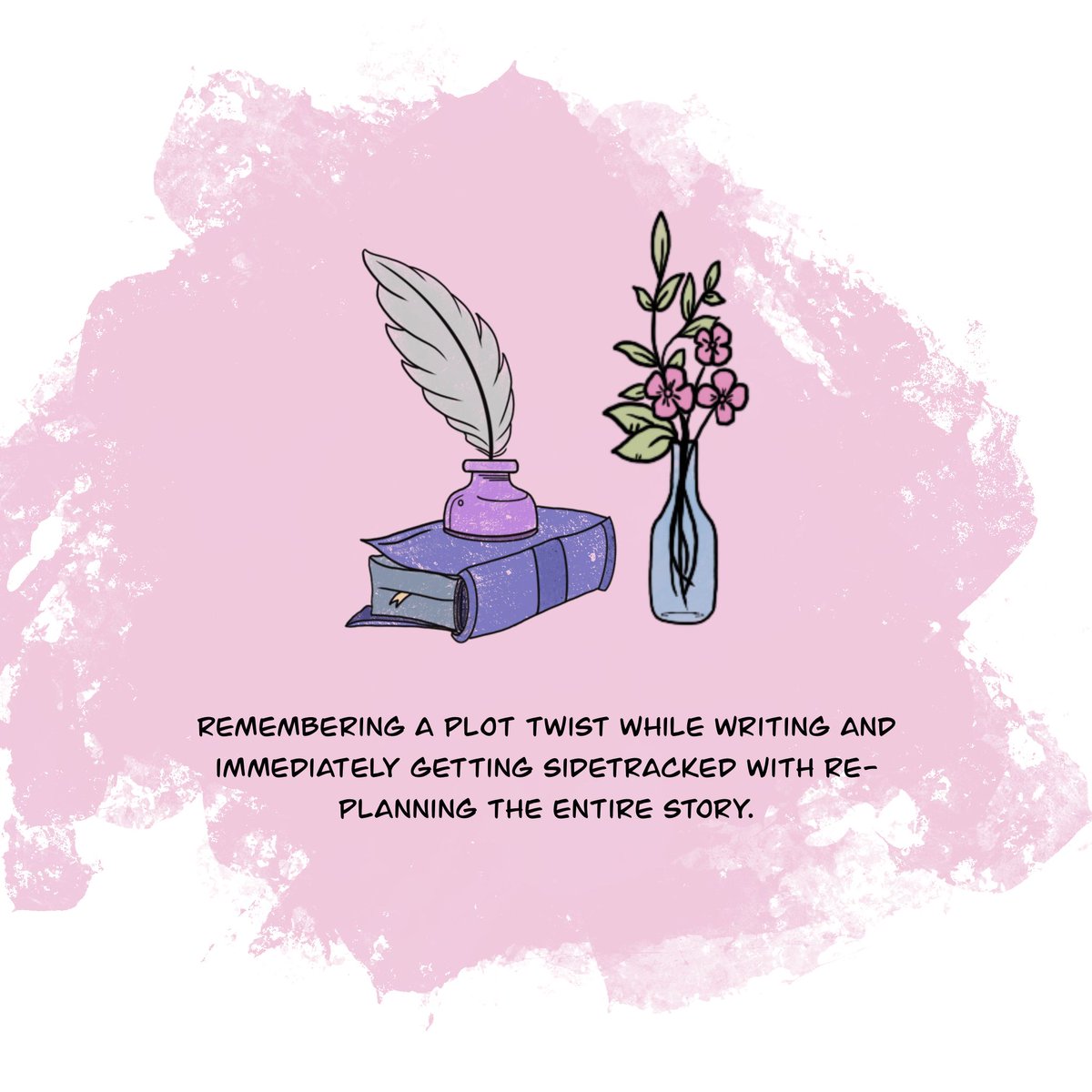 KaterinaStrange's tweet photo. “Not the plot twist.” ✍️

________________________________
Illustrations by @katiastrange
________________________________
#authors #authorsofinstagram #author #writers #books #bookstagram #writersofinstagram #writer #writing #writingcommunity #authorlife https://t.co/E7TDfk2RbV