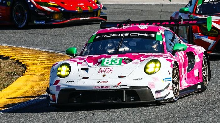 PorscheRaces's tweet photo. #IMSA – Meanwhile, in the GT categories the #Porsche #911GT3R are ranked as follows 
 
GTD Pro:

P7 - #77 @AORacingUSA
P10 - #20 @ProtonRacing
GTD:

P2 - #120 @WrightRac1ng
P11 - #83  @IronDames_
#Raceborn https://t.co/TaWMi2Yb7R
