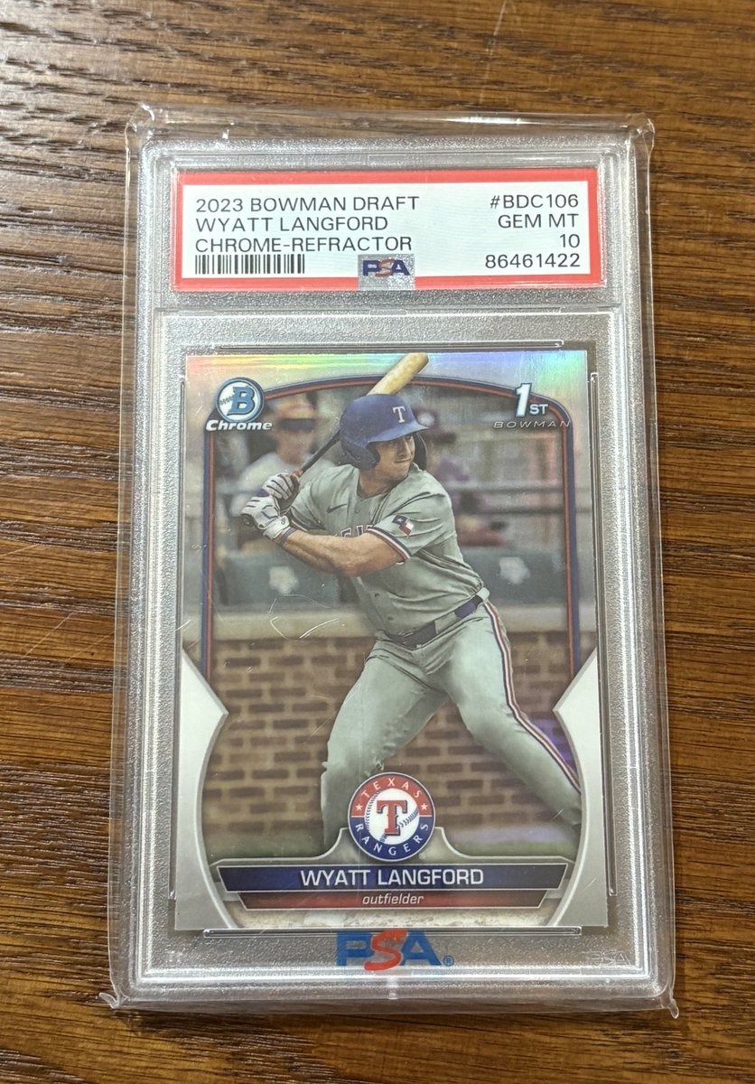 Thanks everyone for the support on my sale yesterday. As a thank you I’ll be doing a small giveaway!🚨🚨

To enter to win the Wyatt:

-Retweet
-Make sure you’re following <a href="/DragsCards/">Drags Baseball Cards</a> 

Winner will be announced Super Bowl Sunday! Have a great day everyone.