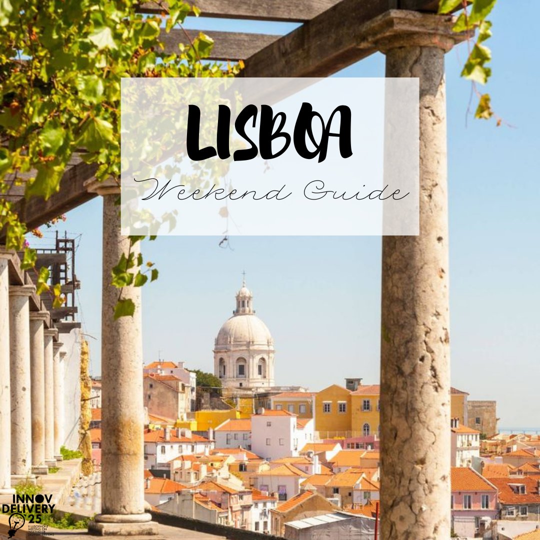 InnovDelivery's tweet photo. Coming to Lisbon for InnovDelivery25? 
Why not make it a memorable weekend?🌍✈️
From the narrow, cobblestone alleys of Alfama to the grand plazas of Baixa, every corner tells a story.
Find the full city guide with our suggestions, over on Instagram or LinkedIn (@InnovDelivery25). https://t.co/rIRcK9Vba4
