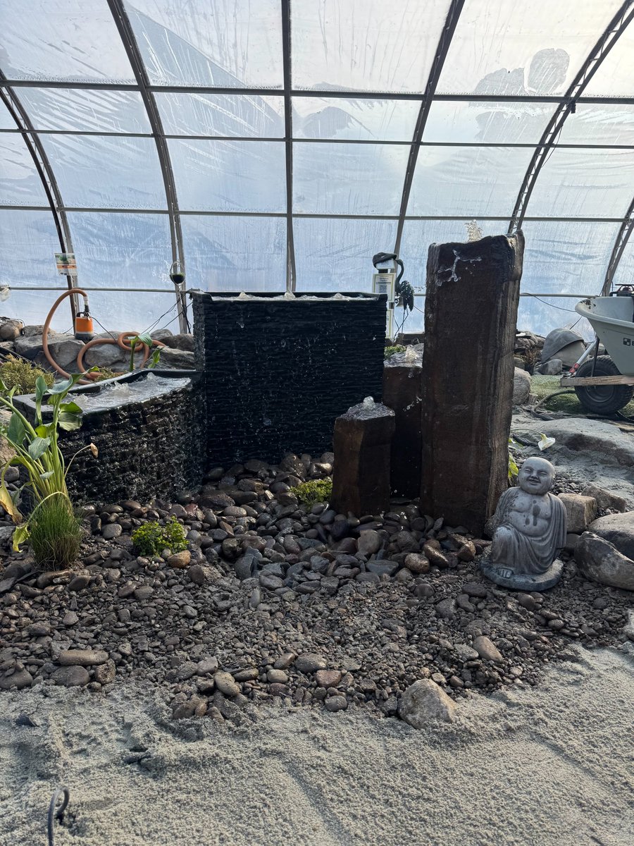 GardenStateKoi's tweet image. Some of our recent creations in the sandbox! Which one&apos;s your favorite? #WaterfallBuild #WaterFountain #PondlessWaterfall