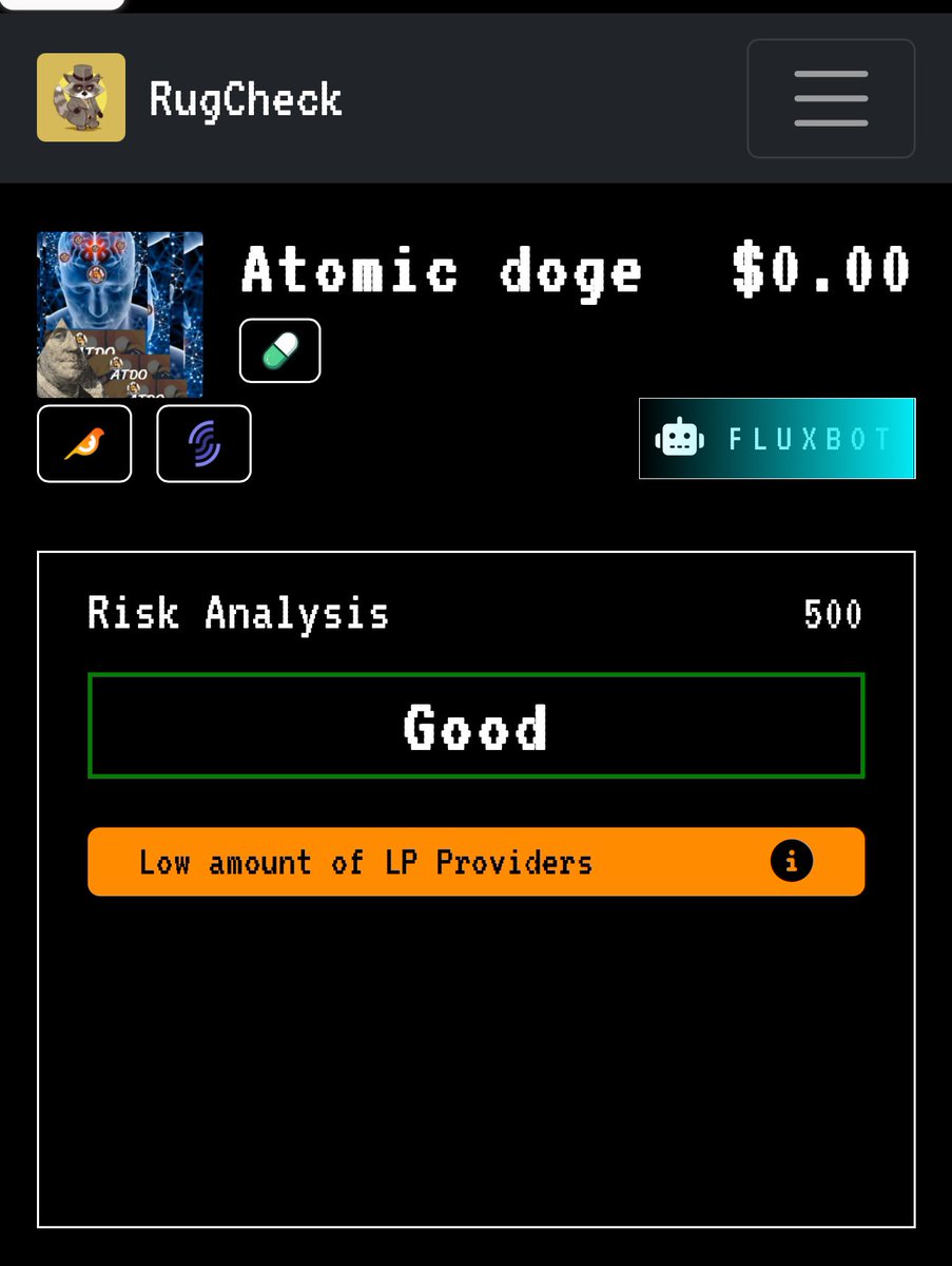 realatomicdoge's tweet photo. Rug check  see if your coin  is good BQBHtTVhyMzB4KymbXFucSHi8LD8p4TT4fZtFADcpump https://t.co/rl36ppXGQk