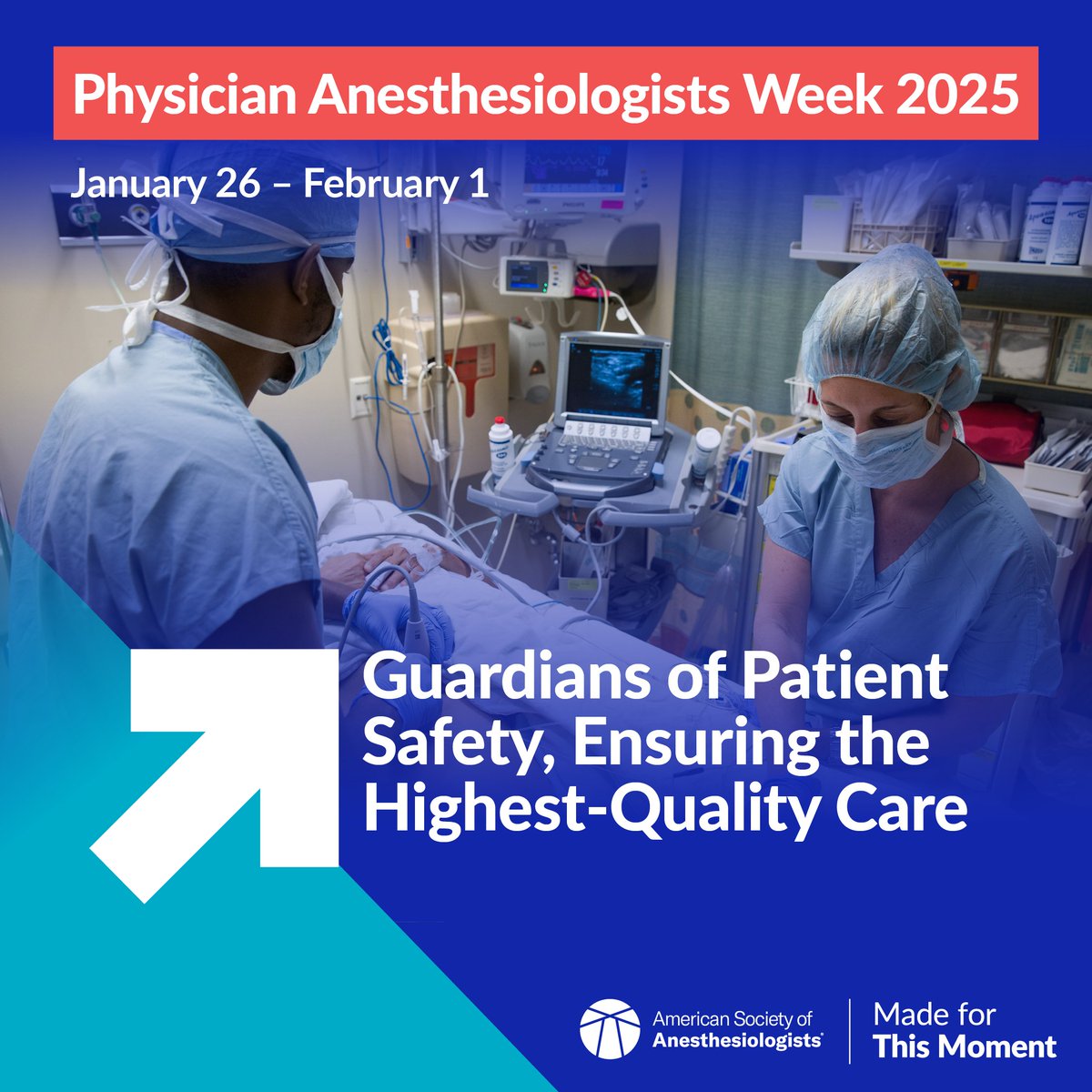 It’s #PhysAnesWk25!

As medical doctors, #anesthesiologists are the guardians of patient safety. They provide the highest-quality anesthesia care thanks to their intensive training and experience.

Learn how anesthesiologists keep patients safe: ow.ly/Ll1Q50UM4M7