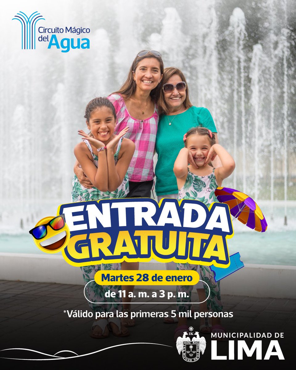 Circuito Mágico del Agua del Parque de la Reserva tweet media