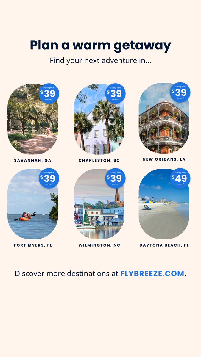 Breeze Airways tweet media