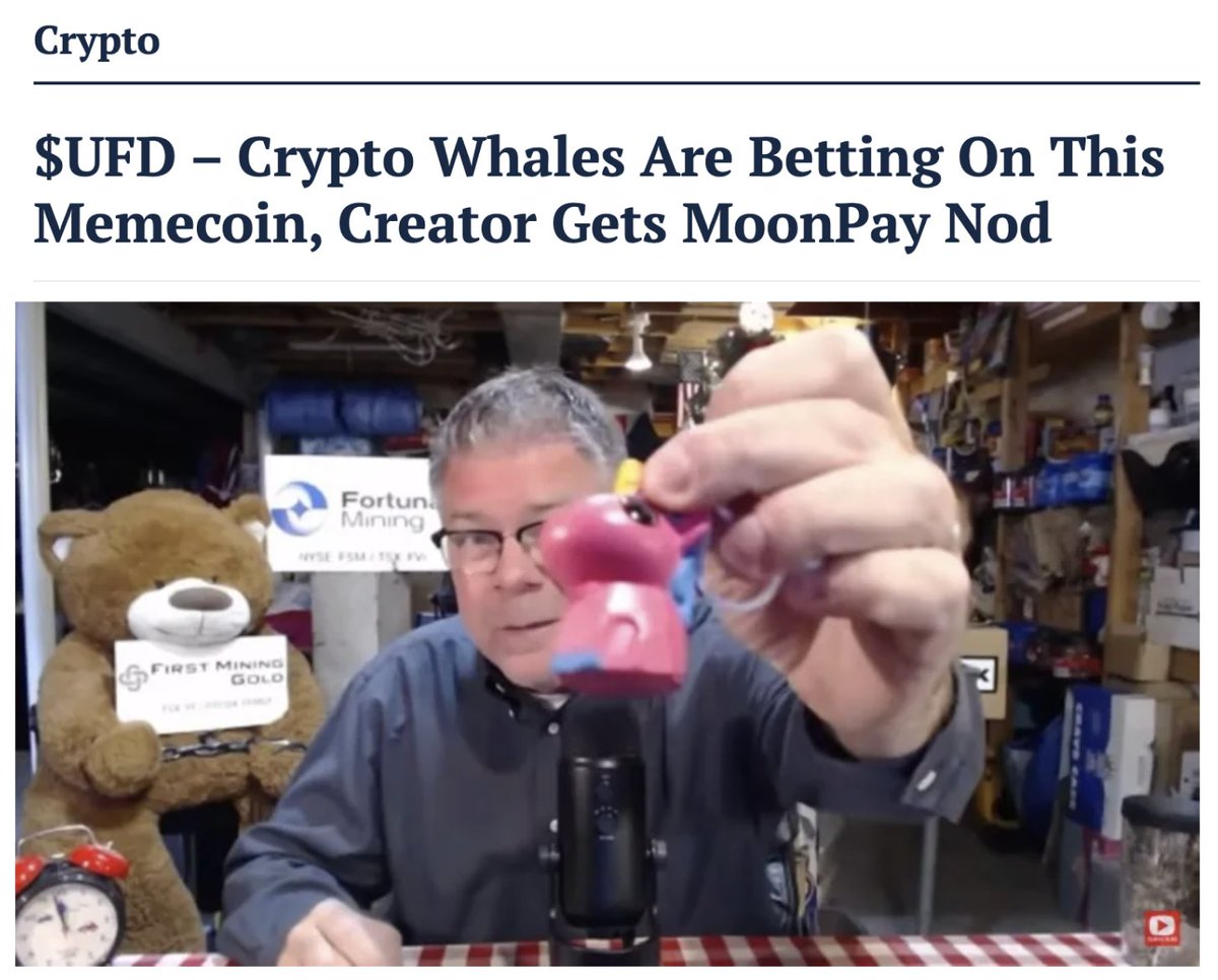 Let me tell you a story about $UFD and why I see it HIGHER

It all started as a small boomer experiment that skyrocketed to $270M market cap in just 24 hours

<a href="/BasementRon/">RonsBasement 🦄💨✨</a> made history as the first dev to prioritize the community over money

Instead of hiding, he took