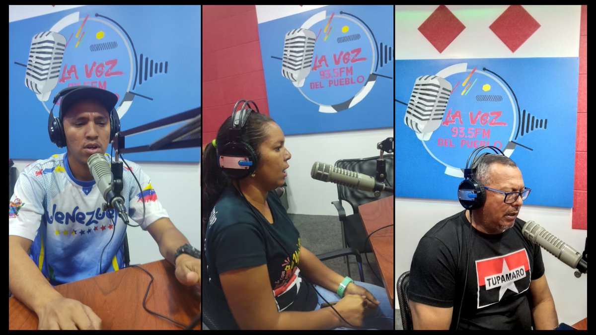 #AlMomento 📻|| Programa especial TUPAMARO en la Radio por "La Voz del pueblo" 93.5 FM desde Edo. @mrtguarico2 Mpio. Esteros de Camaguan con la participación de camaradas de la DN, bloque, estadal y municipal, dando análisis de coyuntura y los avances que ha tenido el partido.